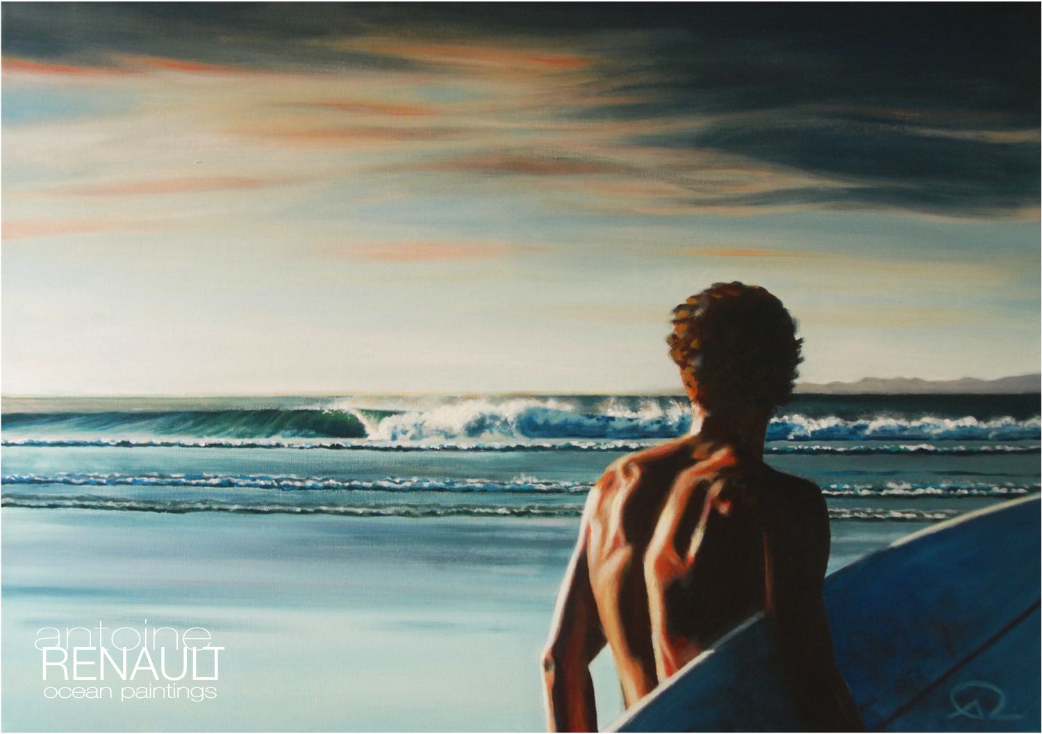 © 2014 - Antoine Renault Acrylic on canvas - 92x65cm Sandra's swell